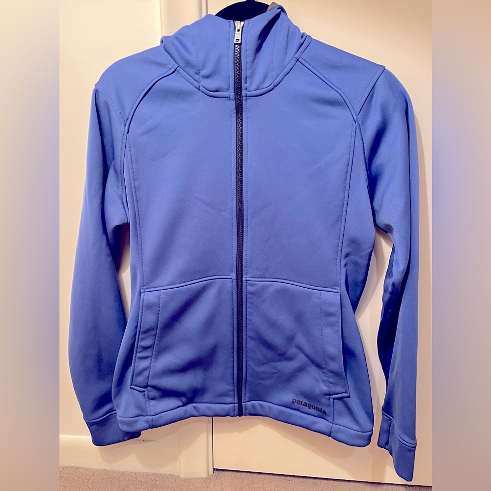 Patagonia - Women’s Blue Lightweight Activewear Hoodie Jacket - Size Small